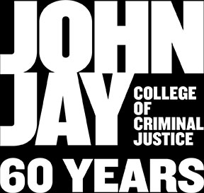 John Jay College Logo 60 Years White text