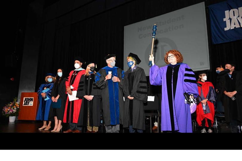 Faculty at New Student Convocation