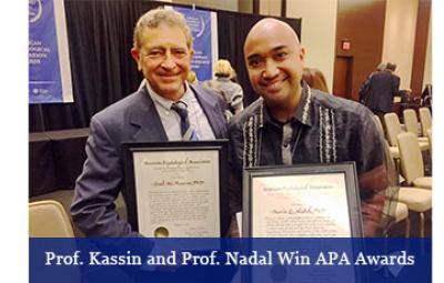 Saul Kassin and Kevin Nadal - APA Award Winners
